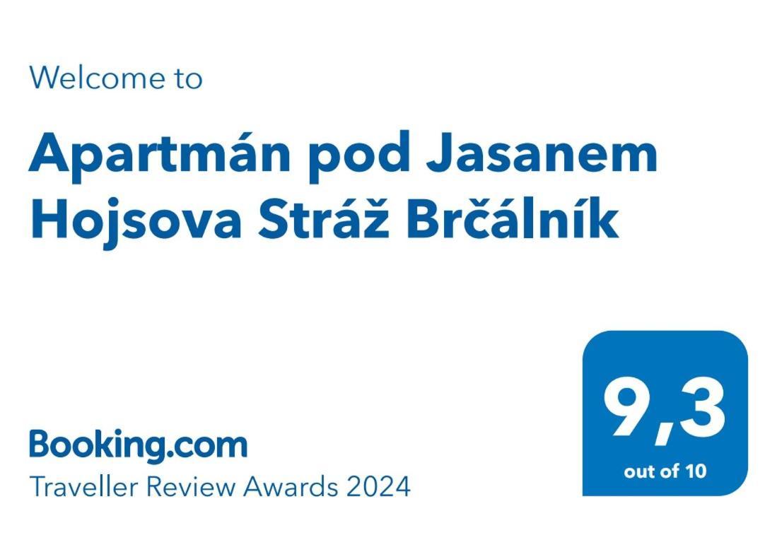 Apartamento Apartmán pod Jasanem Hojsova Stráž Brčálník Železná Ruda Exterior foto